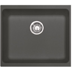 Franke KBG110-50 Kubus 花崗岩 檯底 單昇盆 (黑色)